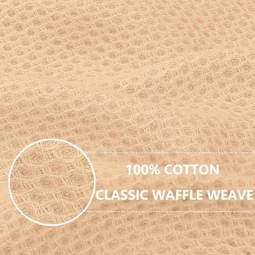 Homaxy 100% Cotton Waffle Weave Kitchen Dish Towels 6-Pack - Image 2