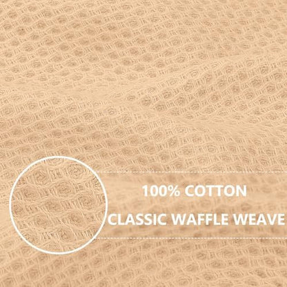 Homaxy 100% Cotton Waffle Weave Kitchen Dish Towels 6-Pack - Image 2