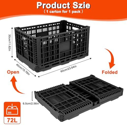 72L Collapsible Milk Crate - Image 2