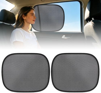 2-Pack Car Window Shades, Mesh Static adsorption Side Window Anti-UV Sunshade by Unknown