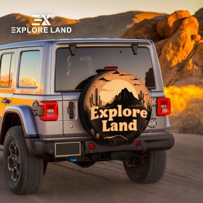Explore Land Spare Tire Cover Fit Tire Diameters 30-33 inch - Image 6