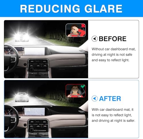 Autorder Dashboard Cover Mat for Nissan Armada 2025 2026 Accessories Dash Cover - Image 4