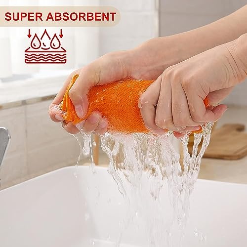 Kitinjoy 100% Cotton Waffle 8-Pack Kitchen Towels - Image 3