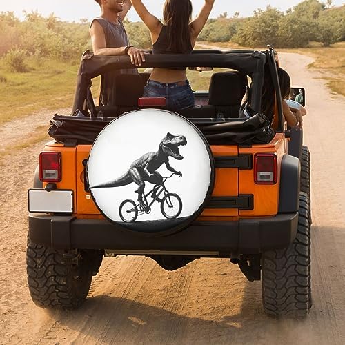 Dinosaur Moon Spare Tire Cover Dust-Proof Wheel Tire Cover Fit Trailer - Image 4