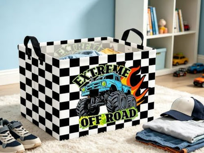 Rectangle Car Basket Cute Storage Bin Fish Box - Image 7
