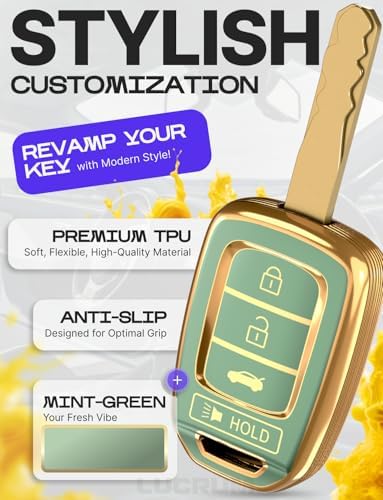 Lucrum Compatible with Honda Key Fob Cover & Keychain - Image 3