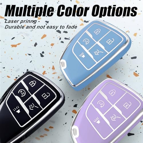 Montague Key Fob Cover for Chevy, Soft TPU Key Case for Silverado Tahoe Equinox - Image 3