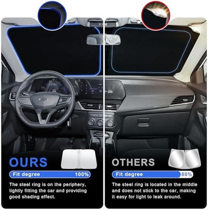 Foldable Front Windshield Sunshade fit - Image 7