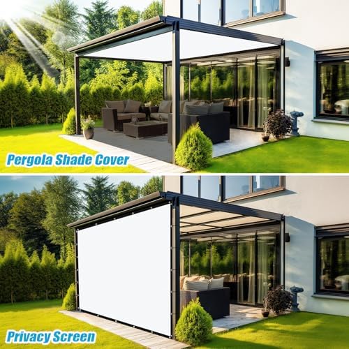 Amagenix 90% Pergola Shade Cover 6' X 9' Sun Shade Cloth - Image 4
