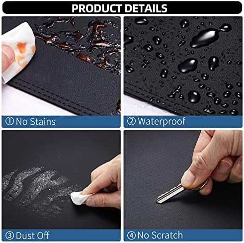 Dashboard Dash Mat Cover Leather Dashboard Pad Sun Protection Anti-Vertigo Mat - Image 2