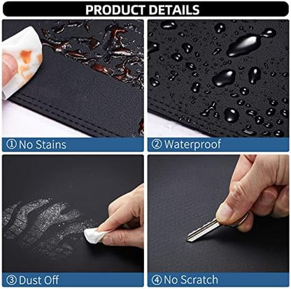 Dashboard Dash Mat Cover Leather Dashboard Pad Sun Protection Anti-Vertigo Mat - Image 2