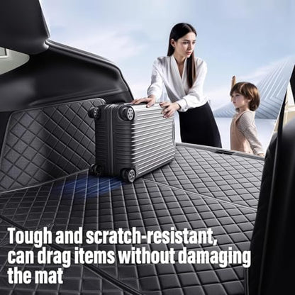 Topfit for Tesla Model Y Trunk Mats Cargo Liner Waterproof Dog Car Seat Covers - Image 4