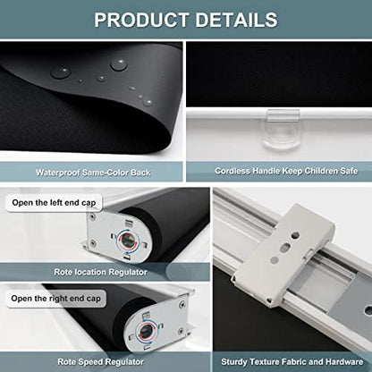 AOSKY Blackout Cordless Roller Shade - Image 3