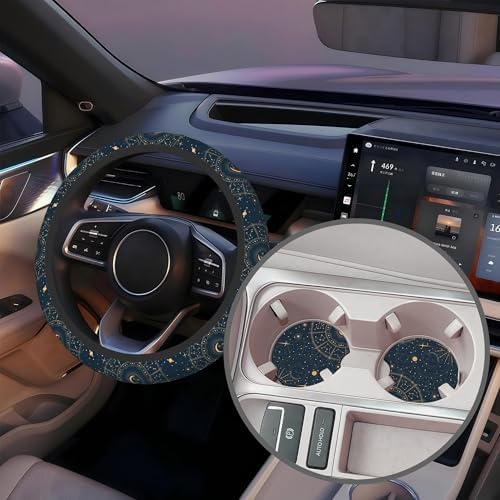 Astrology Moon Star Steering Wheel Cover - Image 5