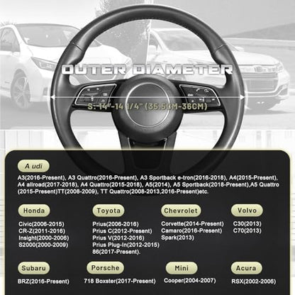 SEG Direct Car Steering Wheel Cover - Image 5