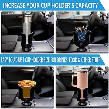Octomo Car Cup Holder Expander, Hold 2.9" to 5.5" Large Bottles - Image 5