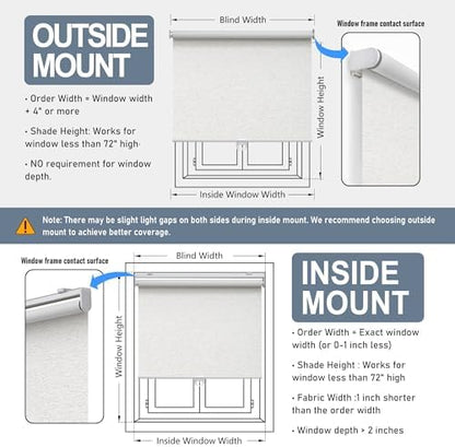 AOSKY Blackout Cordless Roller Shade - Image 6