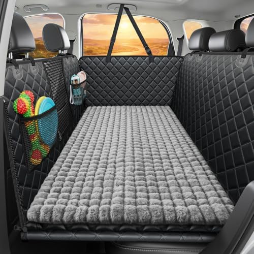 URPOWER Back Seat Extender for Dogs, Large Hard Bottom Dog Car Seat Cover by URPOWER