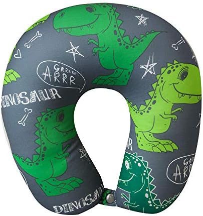 Cloudz Kids Patterned Microbead Airplane Travel Neck Pillow. Super Soft Cozy - Image 3