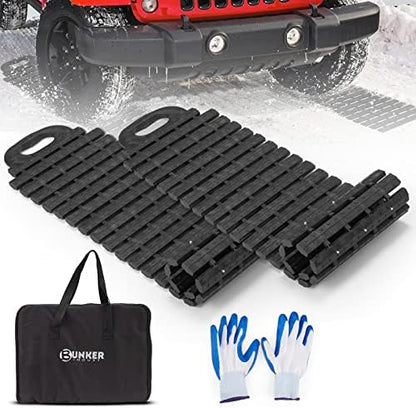 BUNKER INDUST Tire Traction Mats Portable Recovery Tracks by BUNKERINDUST