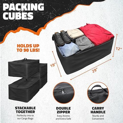 Mockins 29"x19"12" Cargo Carrier Packing Cubes 4 Pack - Image 2