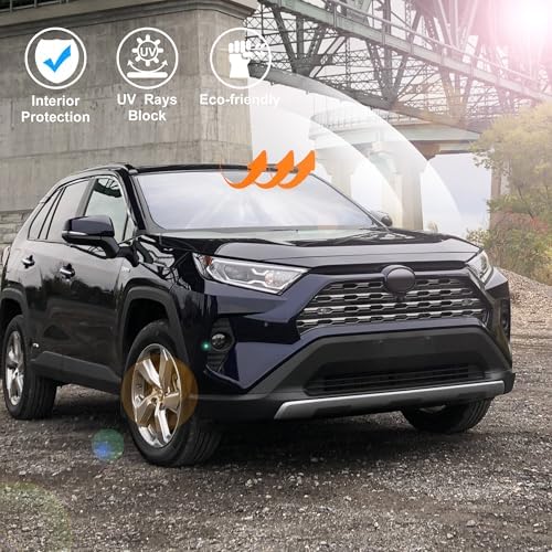 Windshield Sun Shade for 2019-2026 Toyota RAV4 RAV-4 Accessories - Image 6