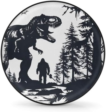 Spare Tire Cover for RV Trailer, Dinosaur Bigfoot Tire Covers Universal Fit for by Unknown