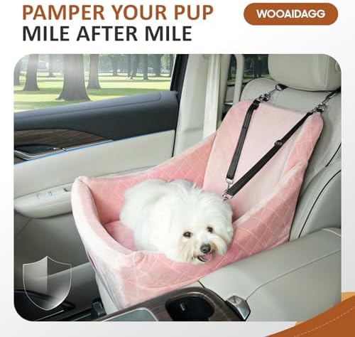 WOOAIDAGG Dog Car Seat for Medium Dogs, Pet Travel Bed - Image 4