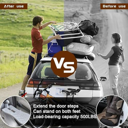 2PCS Car Door Step for Car Roof Access - Image 5