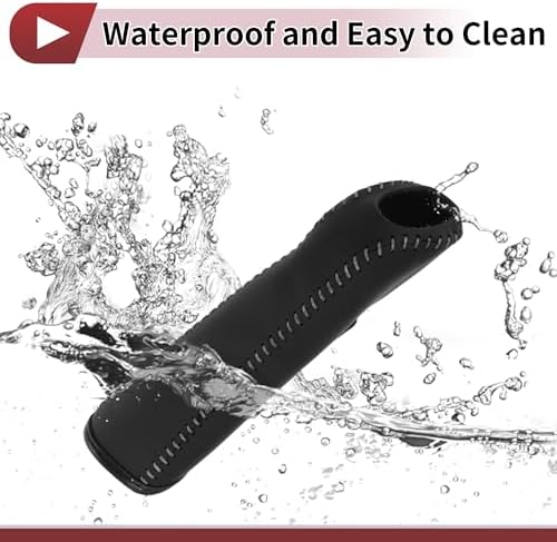 Car Handbrake Cover Leather Black Textured - Image 6