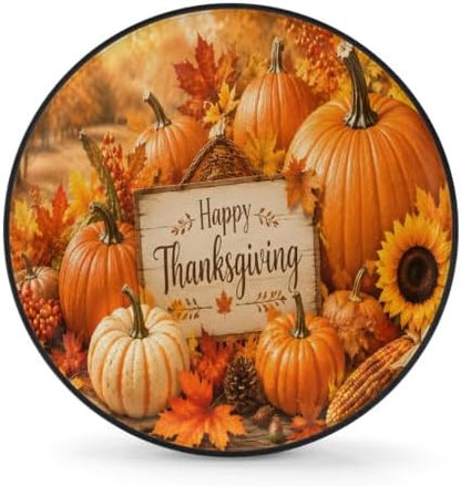 Thanksgiving Spare Tire Cover Waterproof Dust-Proof Spare Wheel Covers by Unknown