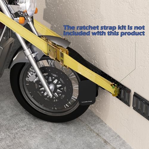 4 Pack E-Track Dirt Bike Wheel Chock Supports tire up to 6", Heavy Duty 10 - Image 5