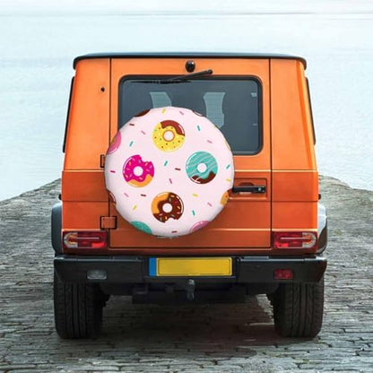 Donuts Spare Tire Cover for RV Trailer Sweet Chocolate Donut Candy - Image 2