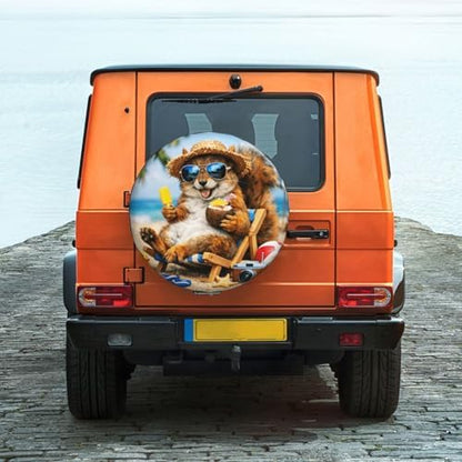 Squirrel Spare Tire Cover Weatherproof Wheel Protectors Universal Wheel Covers - Image 6