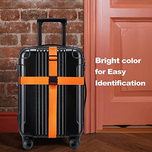 Chelmon Luggage Straps for Suitcases TSA Approved Travel Essentials 8 Pack - Image 6
