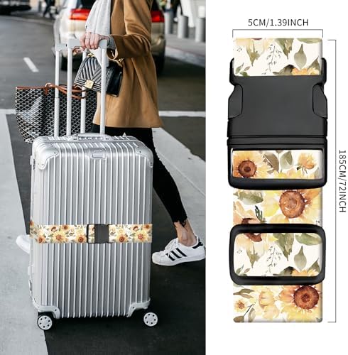 Luggage Straps for Suitcases, Heavy Duty Travel Belt - Image 3