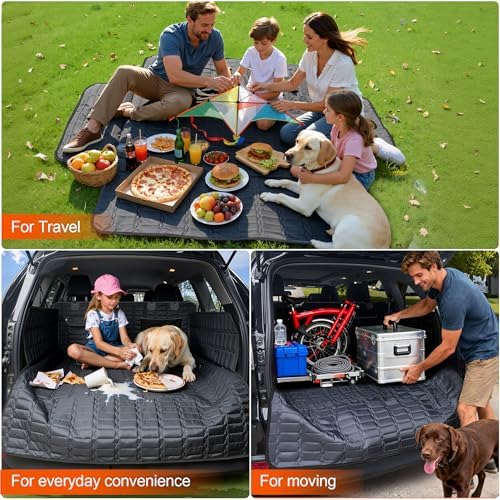 Reliadura SUV Cargo Liner for Dogs, Waterproof Pet Trunk Cover - Image 7
