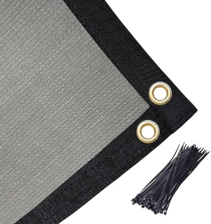 Amagenix 90% Shade Fabric 21'X 23' Gray Sun Shade Cloth - Image 6