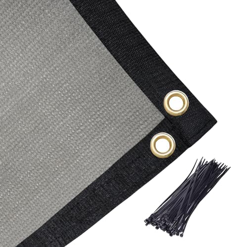 Amagenix 90% Shade Fabric 6'X 14' Gray Sun Shade Cloth - Image 6