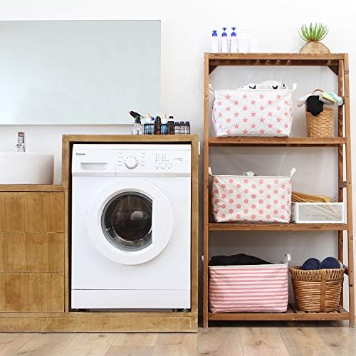 Sea Team Large Rectangle Open-Top Canvas Storage Basket - Image 2