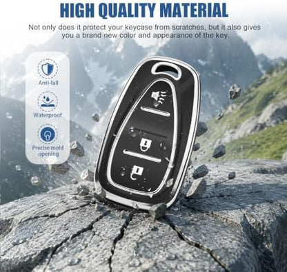 for Chevy Key Fob Cover, 3 Buttons TPU Key Cover - Image 3