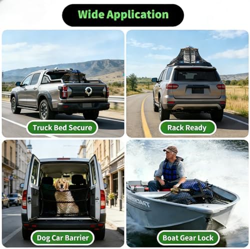 Cargo Net for Pickup Truck Bed, Highly Elastic - Image 7