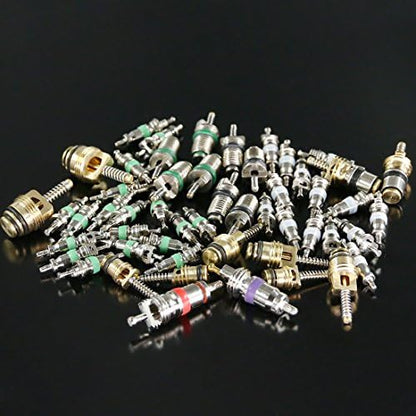 GLARKS 102Pcs Car Air Conditioner Valve Core Schrader Valve Cores Accessories - Image 5