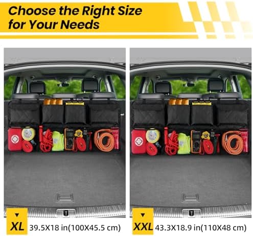Car Trunk Hanging Organizer 3D Textured Ripple Design, - Image 3