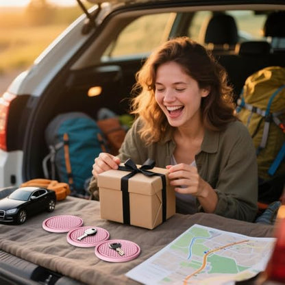 4-Pack Car Cup Holder Coasters - Image 7