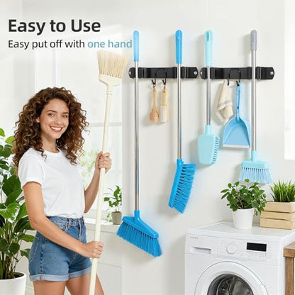 Broom Holder Wall Mount, Broom Hanger - Image 5