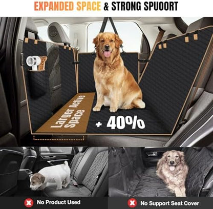 Hard Bottom Dog Car Seat Cover for Back Seat, Holds 420lbs - Image 3
