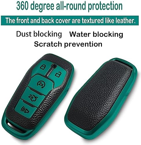 Kirsnda for Ford Key fob Cover, Texture Protective Case - Image 3