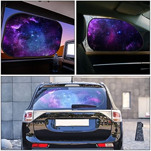Moukeren 6 Pcs Car Windshield Sun Shade Set Front Rear Window - Image 5