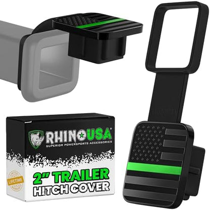 Rhino USA American Flag Trailer Hitch Cover by RhinoUSAInc
